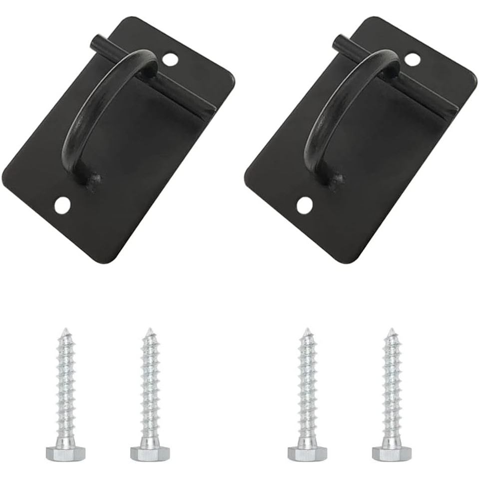 จุดยึดฝังผนัง Akron กับเครื่องมือออกกำลังกายหลากหลาย รวมถึงวงแหวนยิมนาสติก เชือกกระโดด และแทรมโพลีน 