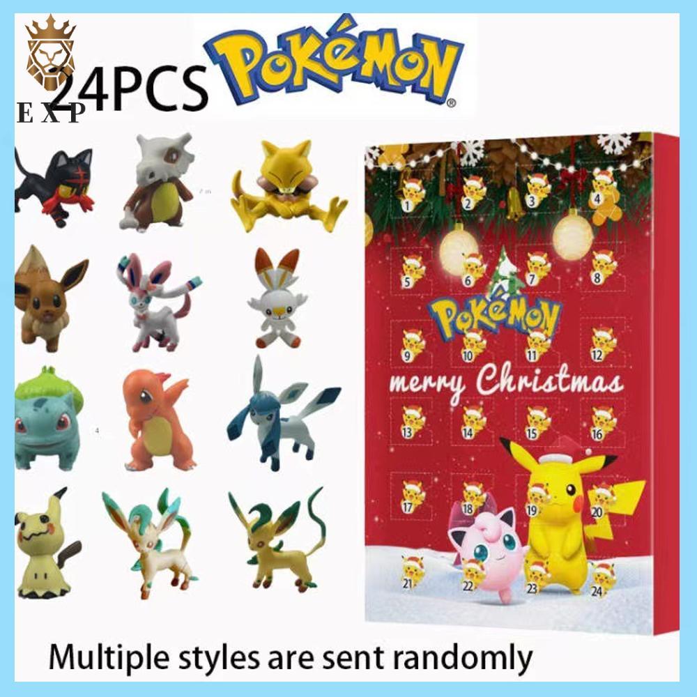 [explosion1.th] Pokemon Pocket Monster Christmas Advent Calendar Box Pokemon Pet Elf Christmas B