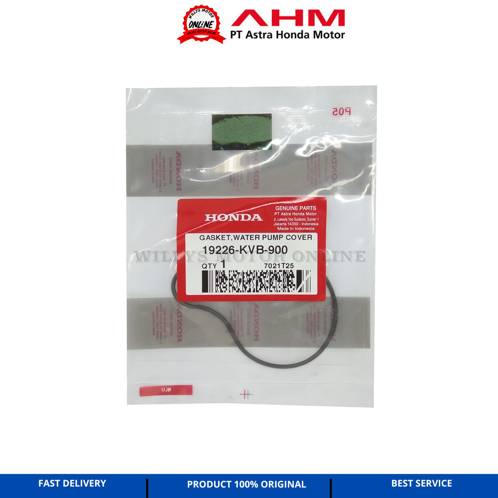 ORING WATERPUMP VARIO 110 CARBON ORIGINAL AMH 19226-KVB-900 อะไหล่รถจักรยานยนต์