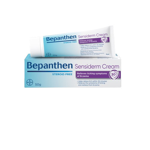 *50 กรัม*Bepanthen Sensiderm บีแพนเธน เซนซิเดิร์ม บรรเทาอาการคันและแดง จากการระคายเคืองผิว / 50 กรัม - รูปที่ 2
