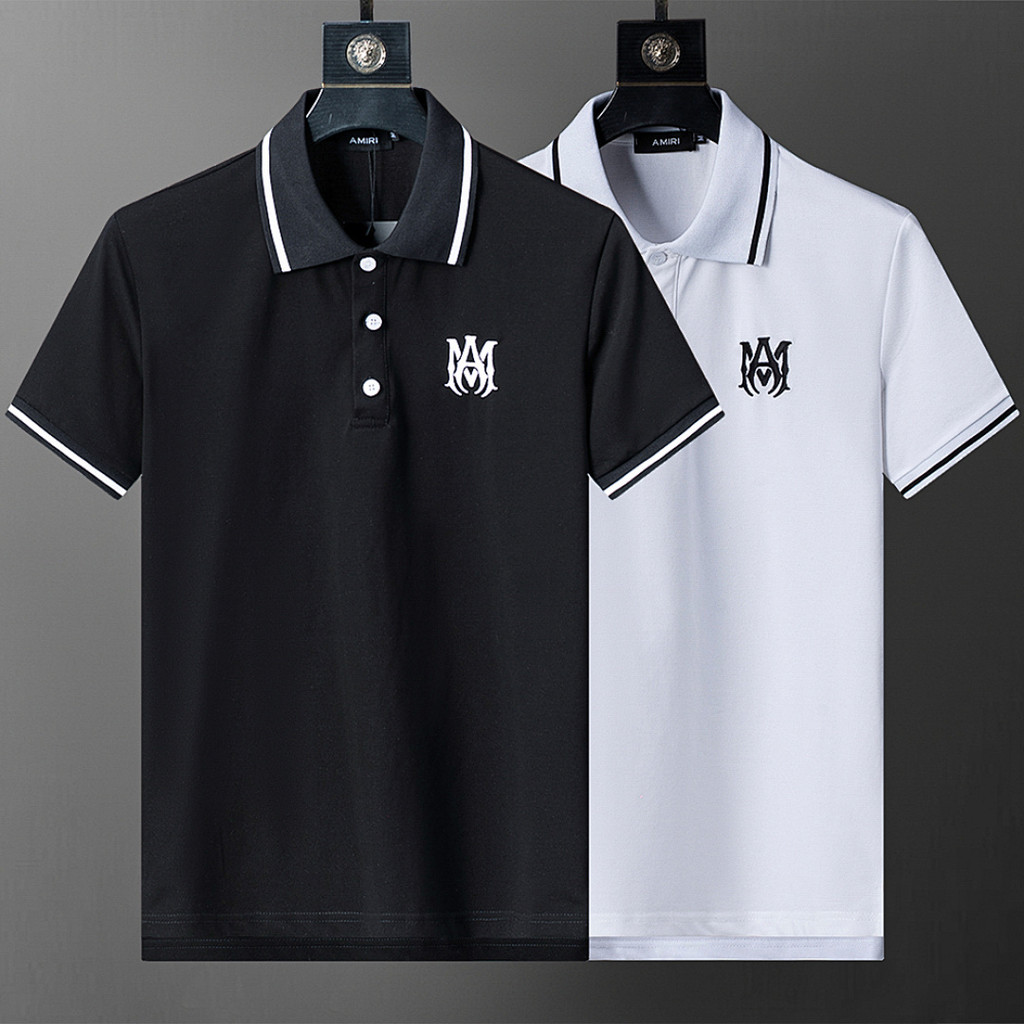 ใหม่ผู้ชายเสื้อโปโลแขนสั้นผ้าฝ้าย Casual Man Polos คลาสสิกลายสก๊อตรูปแบบเสื้อ H30100