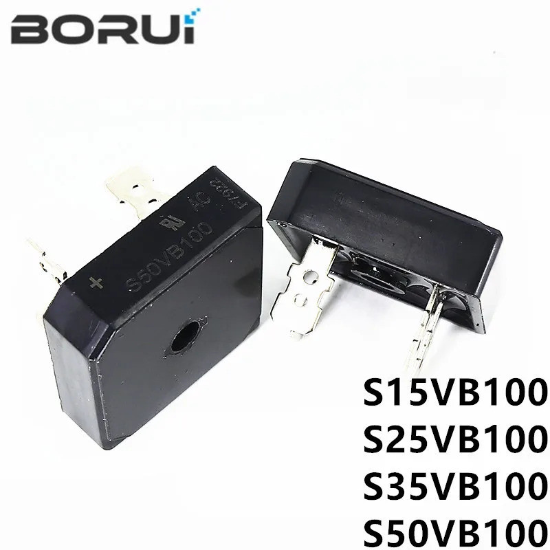1pcs S15VB100 S25VB100 S35VB100 S50VB100 15A 25A 35A 50A 1000V สะพานไดโอดชิปในสต็อก 1OLLA