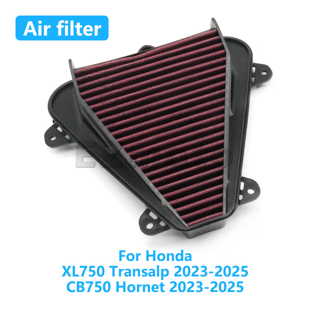 สําหรับ Honda XL750 Transalp CB750 Hornet 2023-2025 CB 750 รถจักรยานยนต์กรองอากาศเครื่องยนต์ทําความส