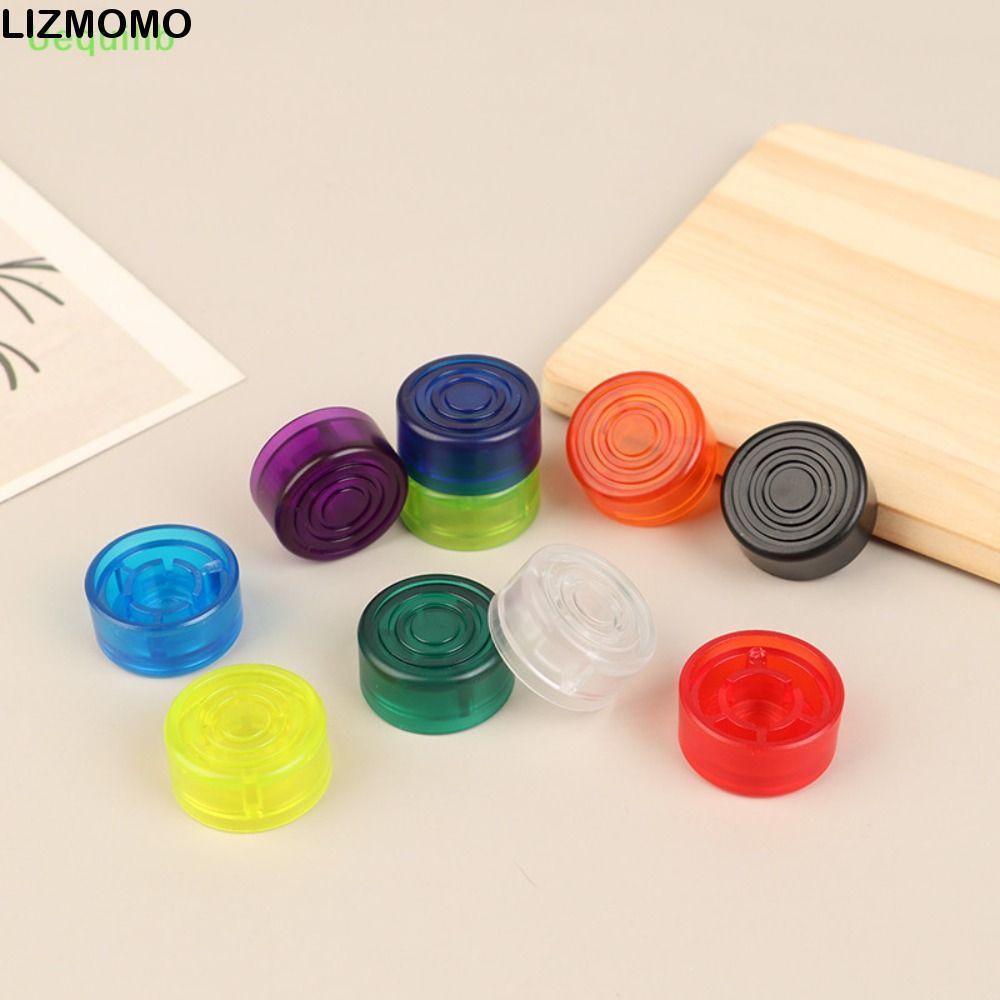 LIZMOMO Footswitch Topper Cover,ชิ้นส่วนเอฟเฟกต์กีตาร์หลายสีเหยียบหมวก,คุณภาพสูงABSกีตาร์เหยียบStompลูกบิดกีตาร์ไฟฟ้า