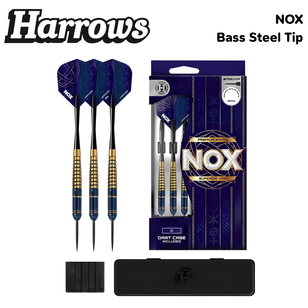 ลูกดอกปาเป้า Harrows NOX Bass Steel Darts