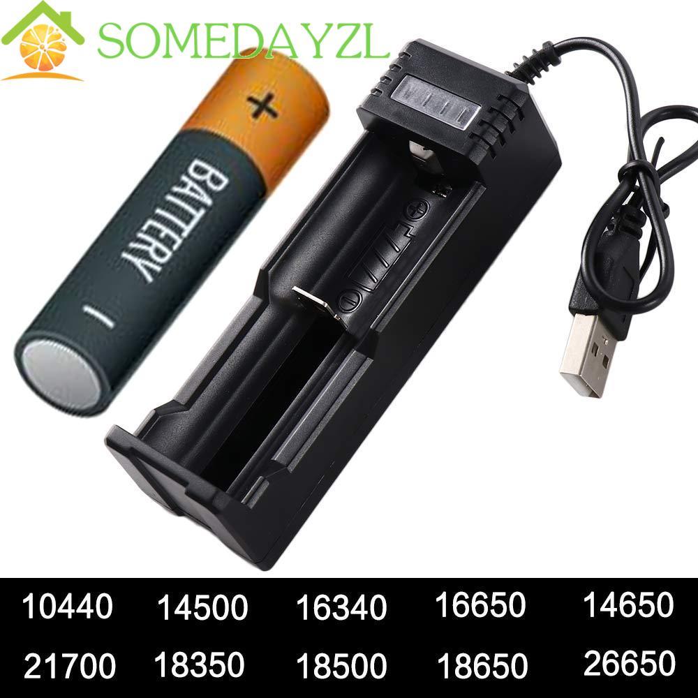 SOMEDAYZL 18650 แบตเตอรี่ลิเธียมสําหรับไฟฉายของเล่น 8650 14500 26650 18650 แบตเตอรี่ 3.7V-4.2V ความป