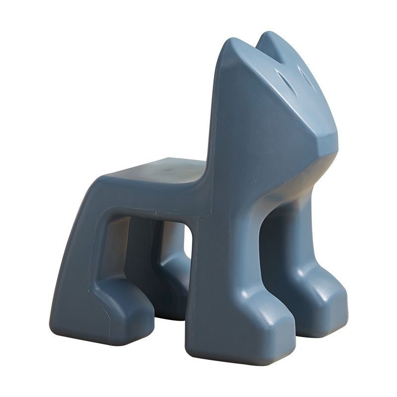 Nordic small stool cartoon animal seat plastic thickening children's chair kindergarten creative low