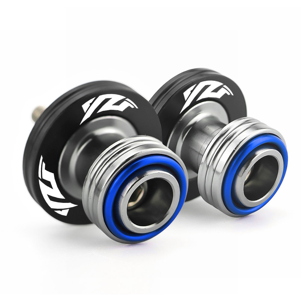 สําหรับ YAMAHA YZF R15m R3 R15 R25 Swingarm Spool Sliders รถจักรยานยนต์ CNC Swing Arm Spools Sliders ราคา ถูกที่สุด ดีลบีเคเค แกลเลอรีภาพที่ 6