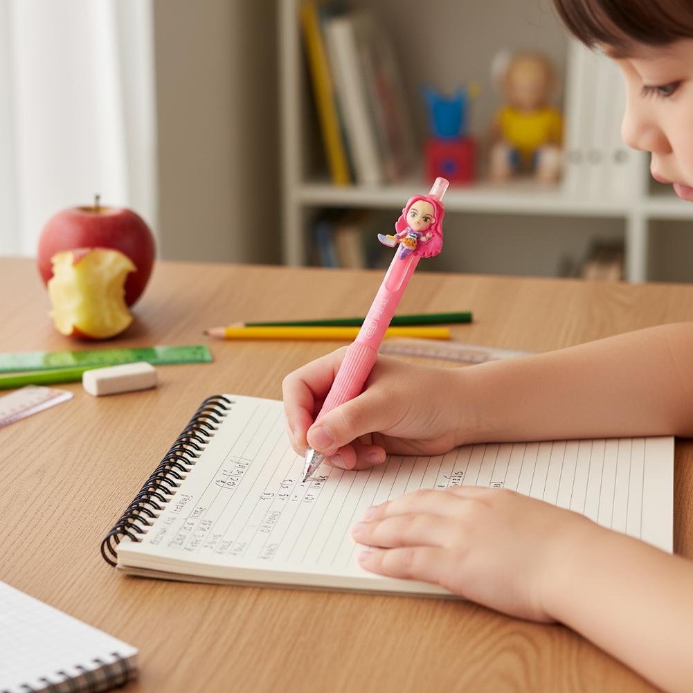 Kpop Demon Hunter ปากกา Unisex,สาวหัวใจอินเทรนด์ปากกาลูกลื่น,ของขวัญสําหรับเด็ก L7s3