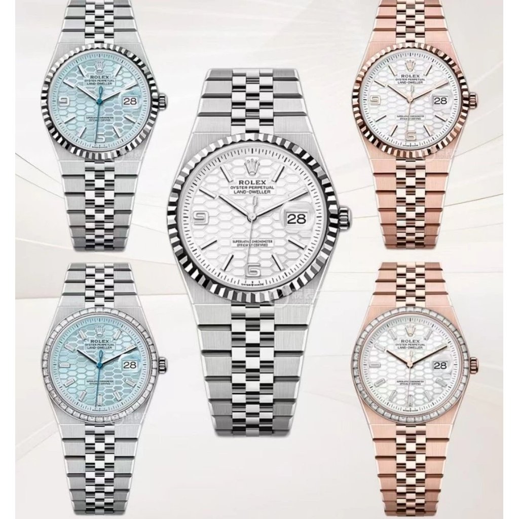 8V2 Mainlander ประเภท Counterweight รุ่น B โรงงานผู้ชายผู้หญิงนาฬิกาคู่น้ําหนัก 168g ขนาด: 40 มม.และ