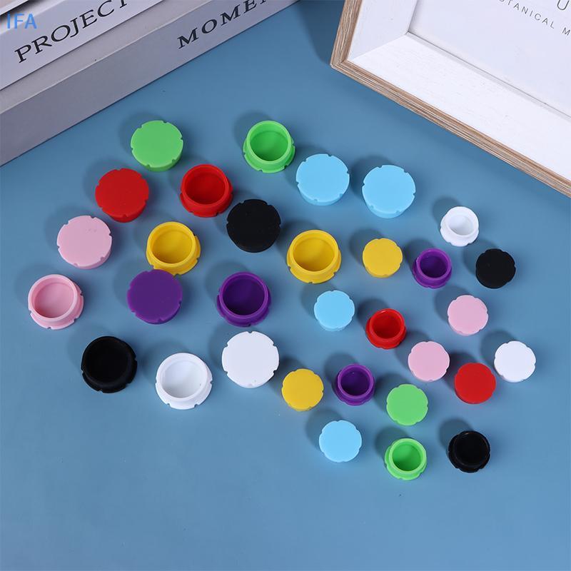 IFA 12/16/18 ชิ้น/กล่อง 3/5ML แก้ว Vials ป้องกัน Vial Caps สําหรับขวดอินซูลิน 6 สี Leak-Proof ป้องกันฝุ่นฝาปิดสําหรับ Flip Off Caps ดี – โปรปัง
