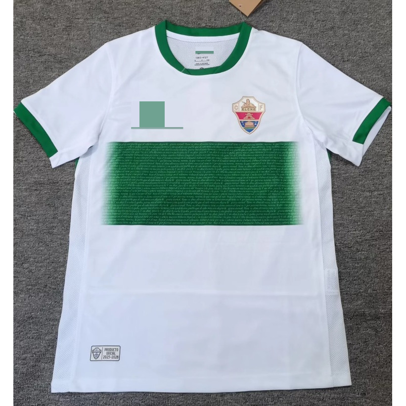 2627 Elche home fan เสื้อฟุตบอลผู้ชาย s-4xl