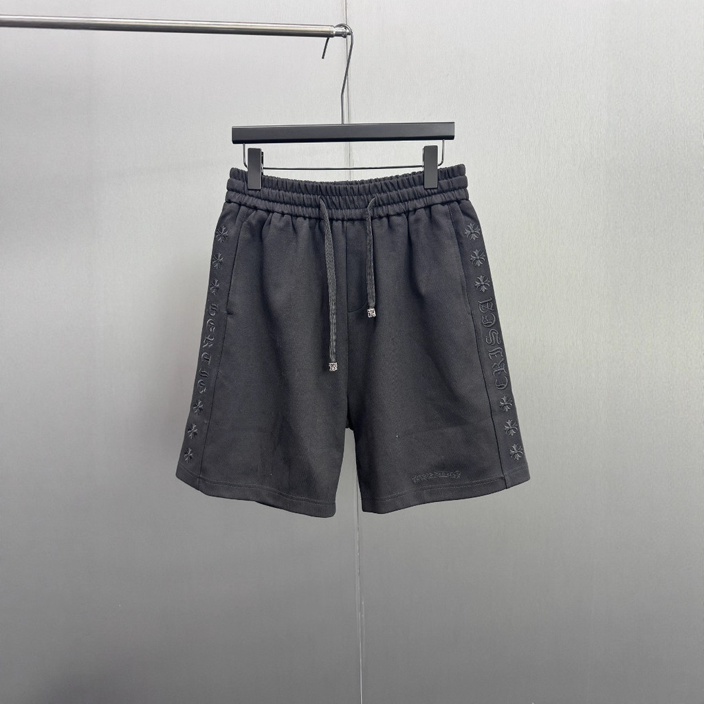 IT8K Chrome Hearts Foreign Trade Summer New Style Side Sanskrit Embroidered Casual Shorts for Men an