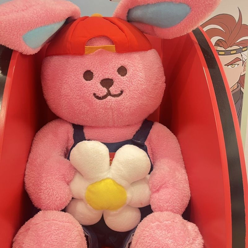 MINISO WIGle Wiggle Series Bear ตุ๊กตากระต่ายตุ๊กตาของขวัญน่ารัก