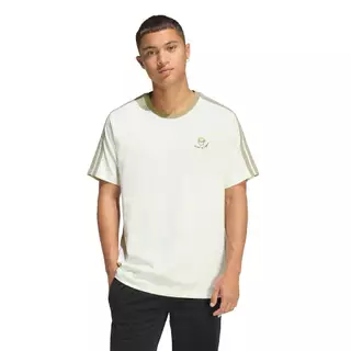 adidas ไลฟ์สไตล์ เสื้อยืดพิมพ์ลาย LUX COFFEE CAFE CUP ผู้ชาย สีขาว JZ5072