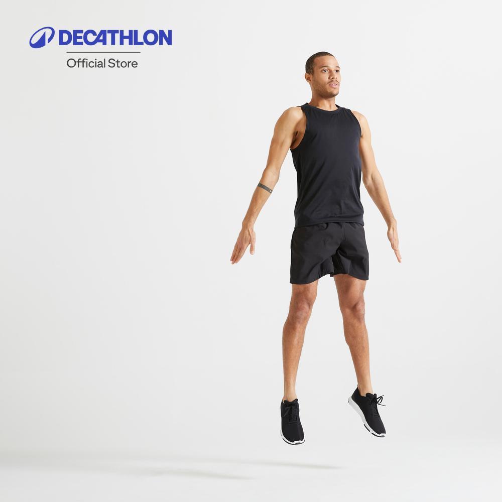 Decathlon Men'S Breathable Crew Neck Essential Collection Tank Top เสื้อกล้ามผู้