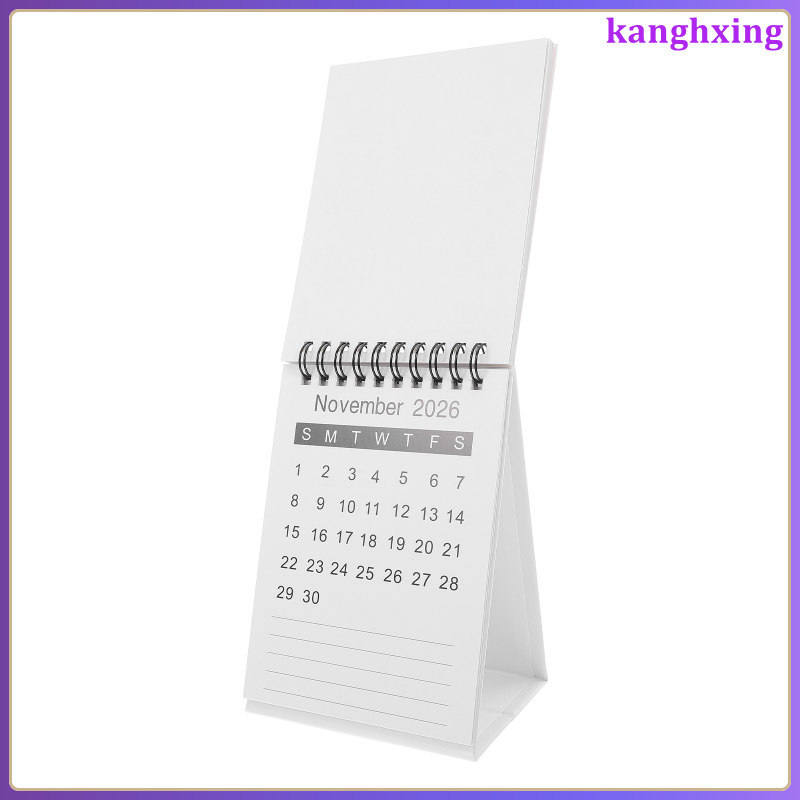 2 ชิ้นปฏิทินมินิเดสก์ท็อป Boho ขนาดเล็ก Calander สําหรับน่ารัก kanghxing