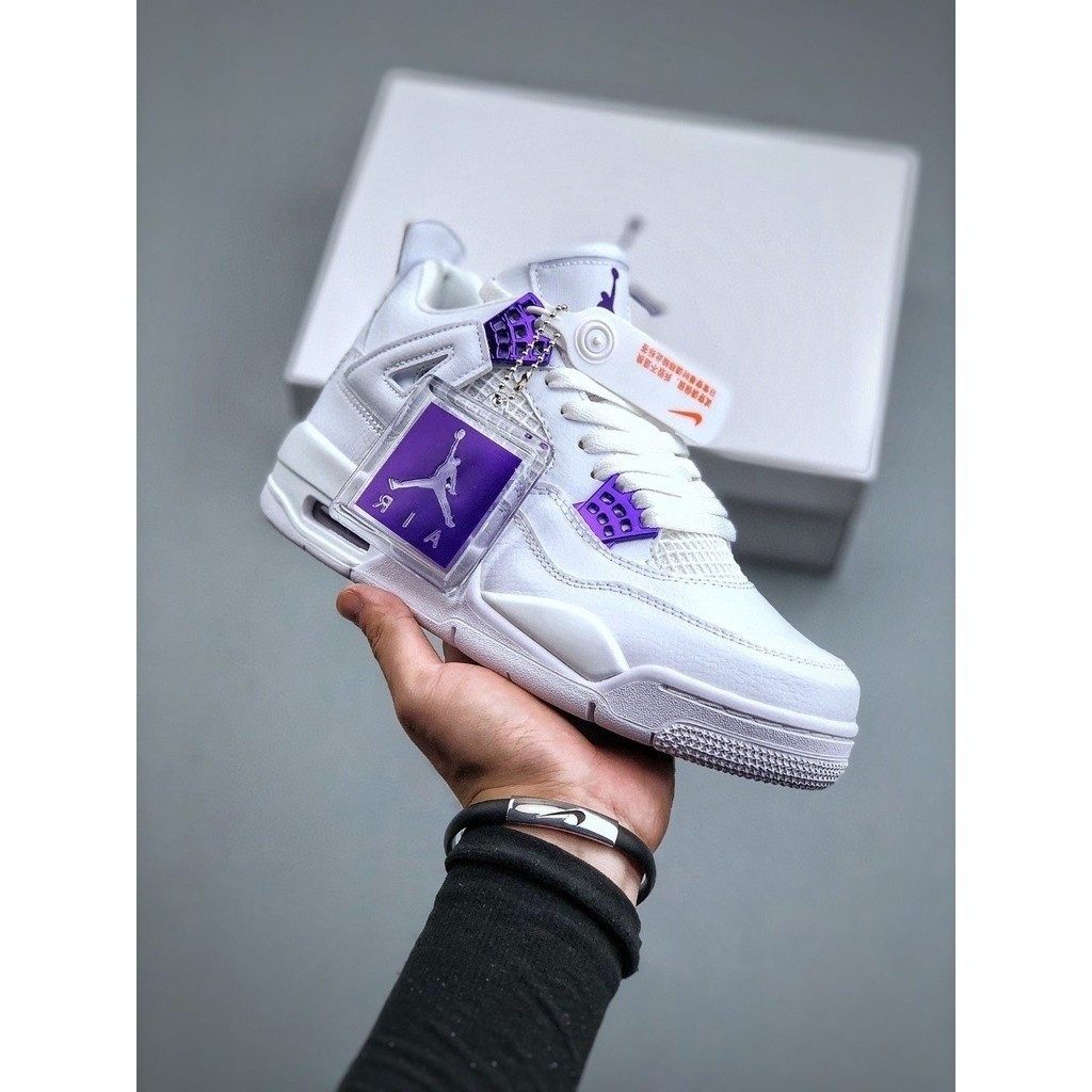 JORDAN Aviation 4 IF Blue Aviation bottled/joe 4 MICHAEL JORDAN gerafrankie jar4 Middle Top, Casual 