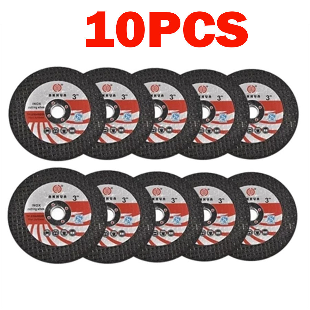 ใบตัดไฟเบอร์ 3 นิ้ว ขายเเยก 10 ใบ และ 25 ใบ ใบตัดเหล็กตัด ตัดสแตนเลส ขนาด75×1.2×10 mm ราคาถูก พร้อมส่ง