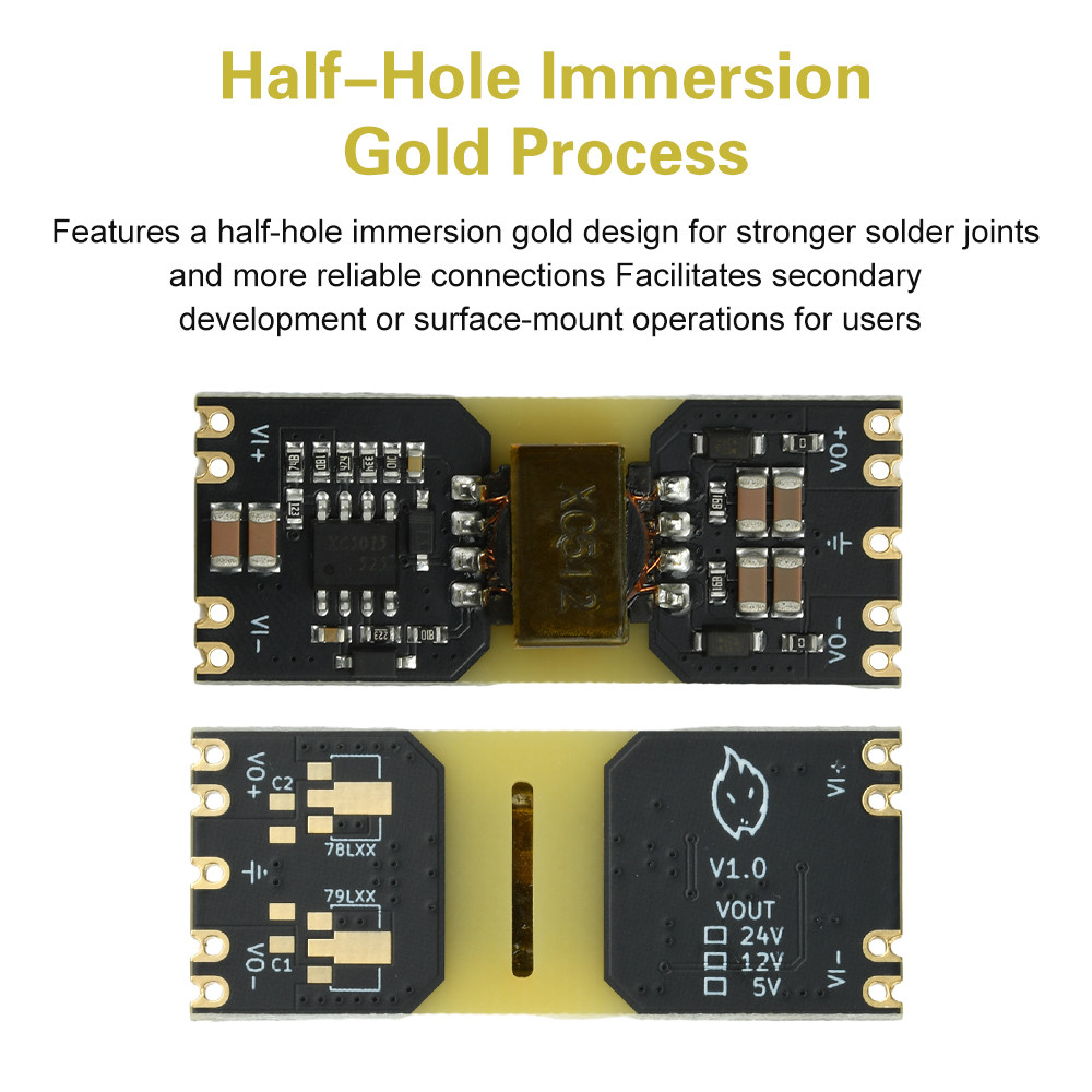 GAQQEE XC5015 Isolated DC-DC Converter 9-42V ถึง ±5V ±9V โมดูล