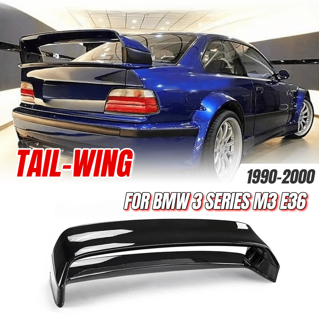 สําหรับ BMW 3 Series M3 E36 1990-2000 Crossdesign ด้านหลังสปอยเลอร์ปีก - จัดแต่งทรงผมรถ Body Kit อะไหล่อัพเกรด
