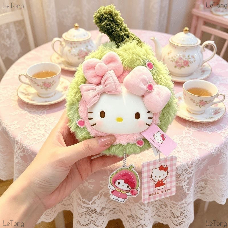 Sanrio Guava Hello Kitty Charm Cute Summer Sweetheart Guava Hello Kitty Doll Bag Pendant