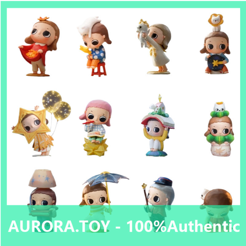 P POPMART Nyota You Me All Stars Series Mystery Box ของขวัญเล่นอินเทรนด์