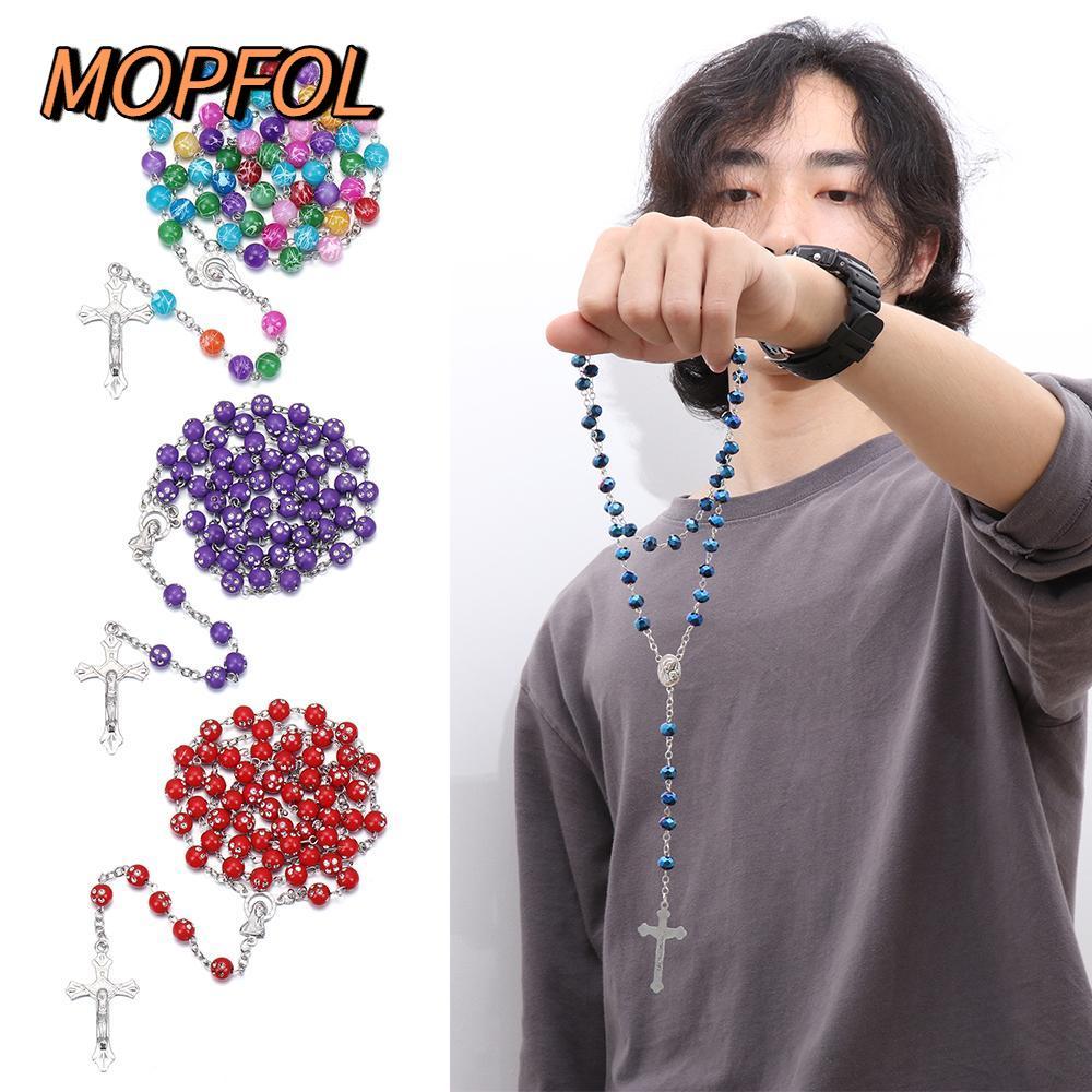 MOPPFOL 1 PC คาทอลิกสร้อยคอจี้ของขวัญหลากหลายรูปแบบ