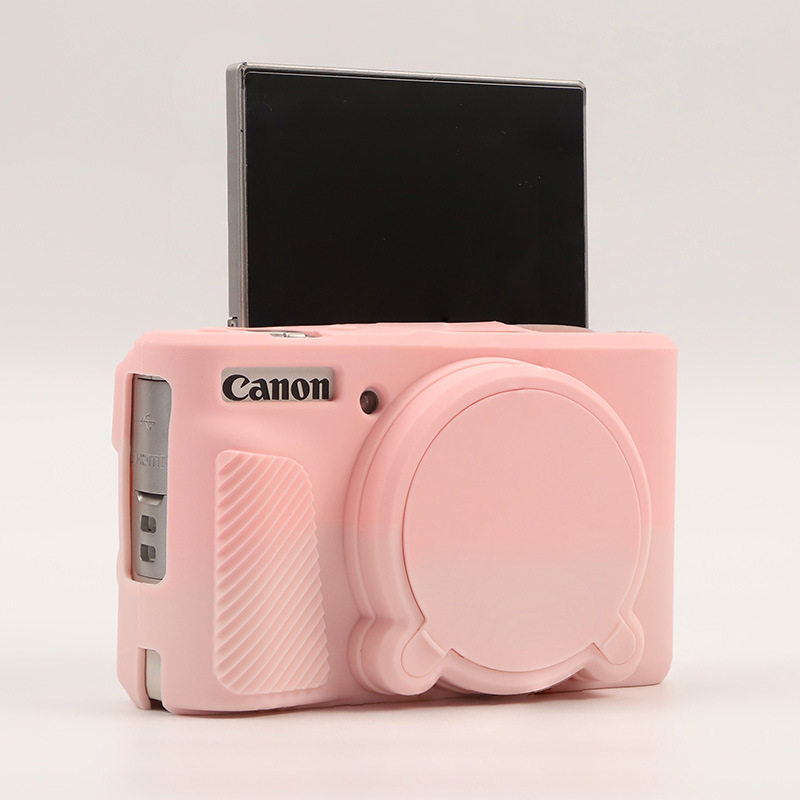 เหมาะสําหรับกระเป๋ากล้อง Canon Canon SX740 SX730 เคสซิลิโคน SX740hs เคสป้องกันกระเป๋ากล้องแบบรวมทุกอ