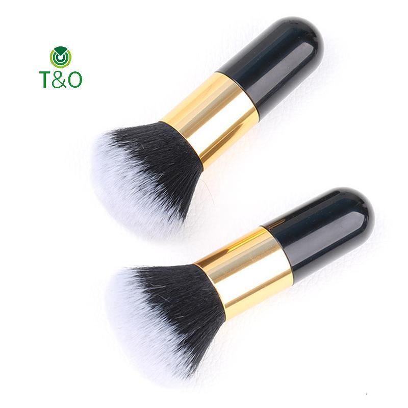 ที&โอ 1ชิ้นขนาดใหญ่แปรงแต่งหน้าแป้งผสมรองพื้นใบหน้าปัดแก้ม รูปที่ 3