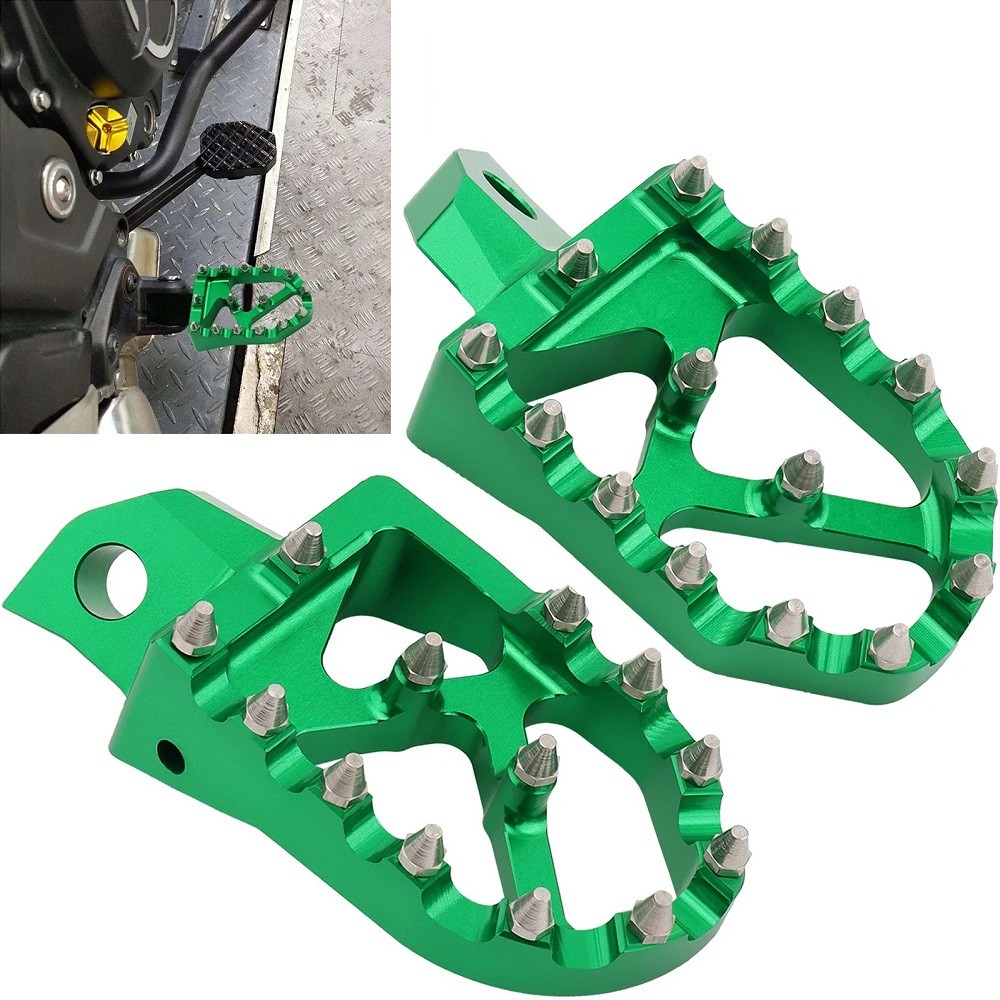 Dirt Bike Footpeg Foot Rest Pedal สําหรับ Kawasaki KDX200 95-05 KDX200R 97-01 KDX220R 02-05 KDX250 9