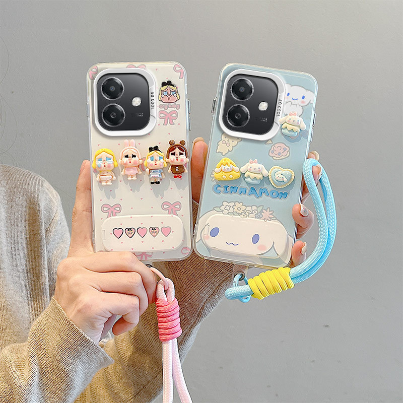 เคส OPPO A3 4G 5G เคส OPPO A3X 4G 5G เคส For OPPO ติดตั้งกระจก 3D ตุ๊กตา hard โทรศัพท์ BB-CYJZ