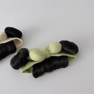 Ha แฟชั่นน่ารักเด็กทารกเด็กวิกผมเด็กผู้หญิง Bow วิกผม Hairband ทารกแรกเกิดวัยหัดเดินวิกผมหมวก Hairpiece คอสเพลย์ Headwear TH