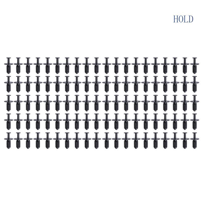 ฤดูร้อน 100 ชิ้นล้อ Mudguard Trim คลิปสําหรับ C Class รถ Fenders กันชน Fastener Fix Clamp A1249900492 1249900492 เตาปิ้งย่าง