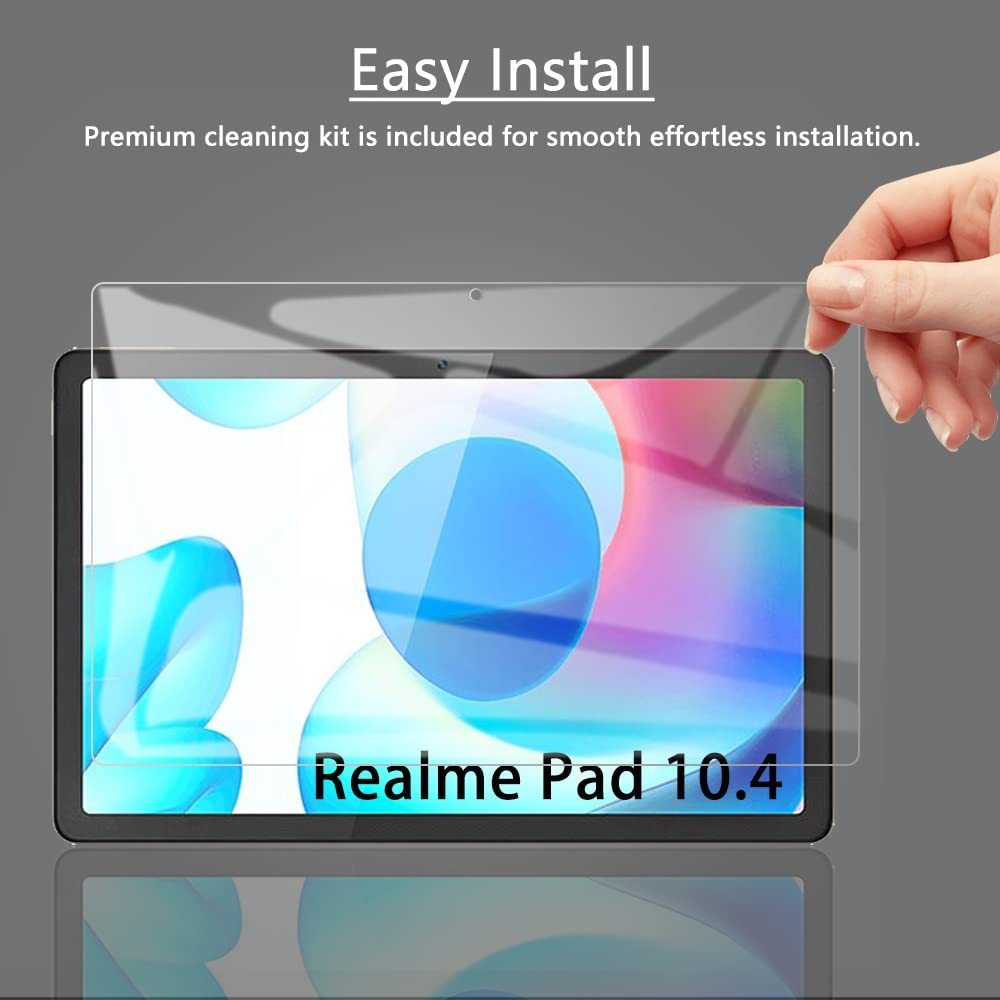 1-2PCS HD กระจกนิรภัยป้องกันหน้าจอแท็บเล็ต HD สําหรับ Realme Pad X 2 3 mini 8.7 10.4 10.95 11.5 11.6
