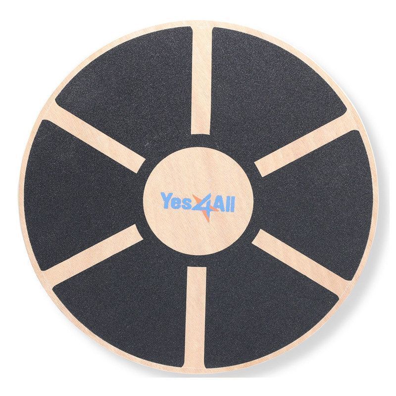American Yes4All Wooden Swing Balance Board Fitness Balance Disc Pedal Balance Trainer j