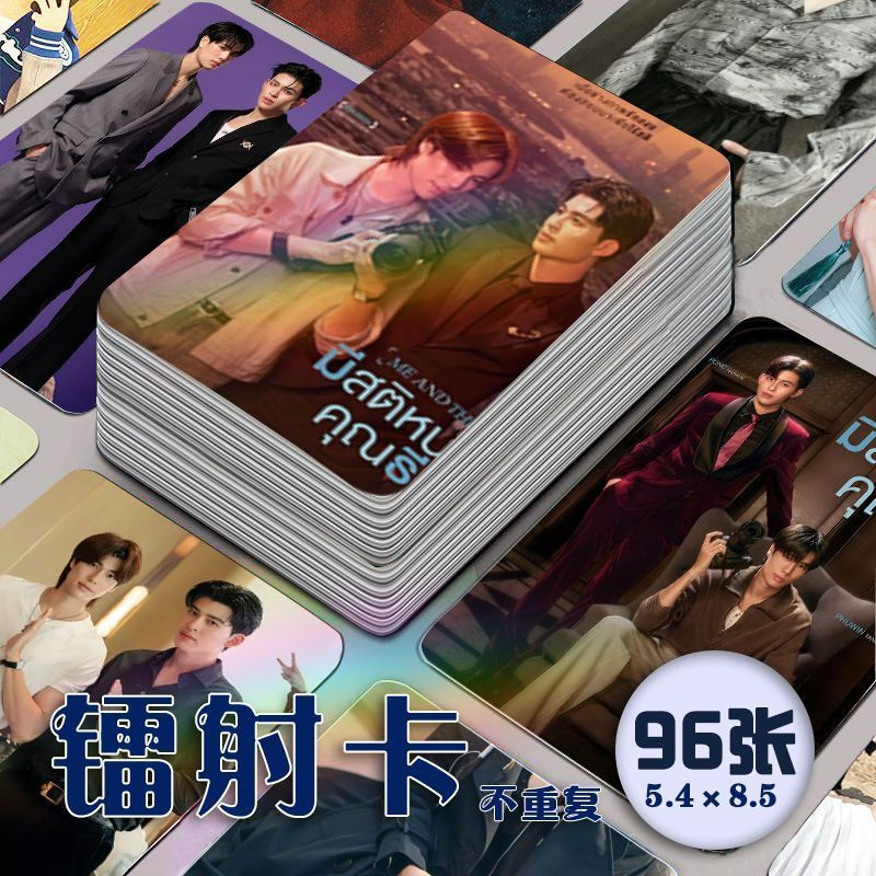 คุณเหตุผลขายดี Thee Thai Drama Laser Photocards 96 ชิ้น Full Set กิจกรรมการ์ดพ่อค้า บ่อภูวิน