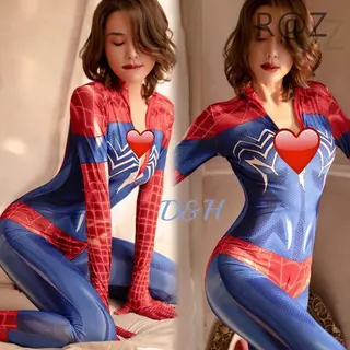 R@Z จัดส่งจากประเทศไทย🛒 คอสเพลย์เครื่องแต่งกาย Evangelion เซ็กซี่ผู้หญิง Jumpsuit คอสเพลย์ (ZZX-2)