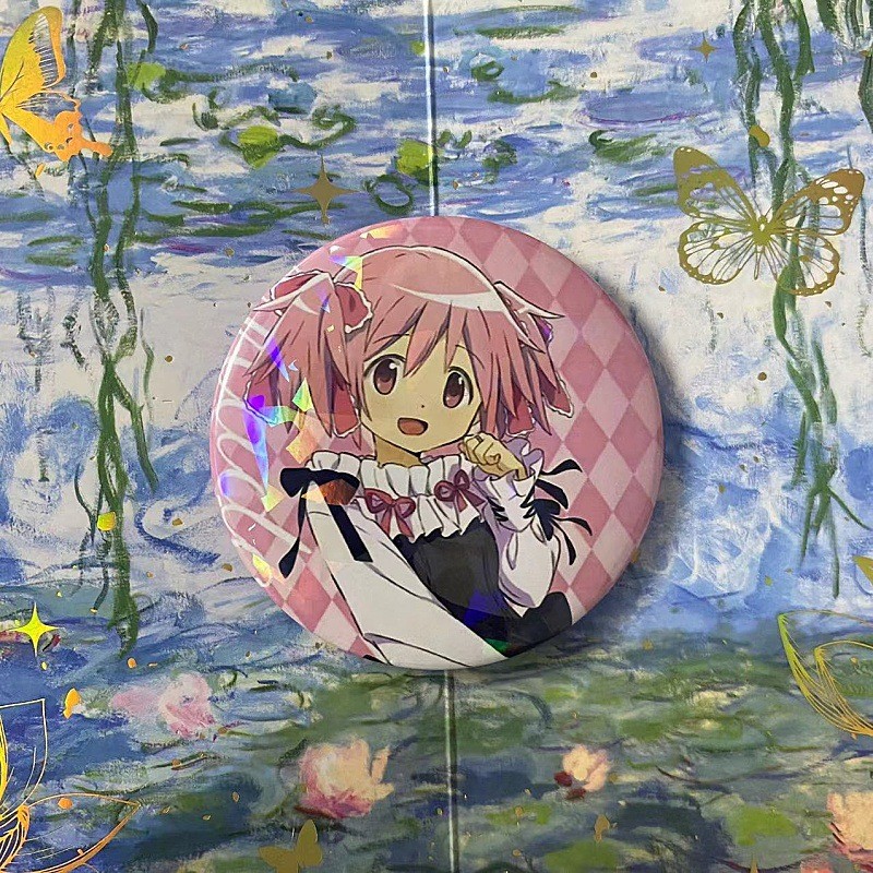 Magical Magical Girl Madoka Theatrical Version เรื่องราวของ Rebellion Merchandise Tinplate Badge Haw