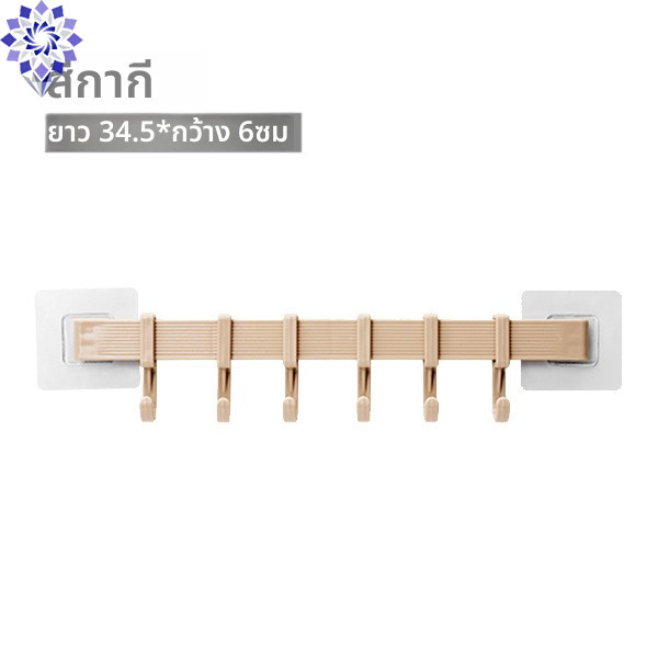 Clov ที่แขวนของ ที่แขวนกุญแจ แขวนผ้า ติดผนังห้อง ห้องน้ำ ตู้เสื้อผ้า แขวนกระเป๋าได้หมดทุกอย่าง จัดระเบียนตู้เสื้อ - รูปที่ 6