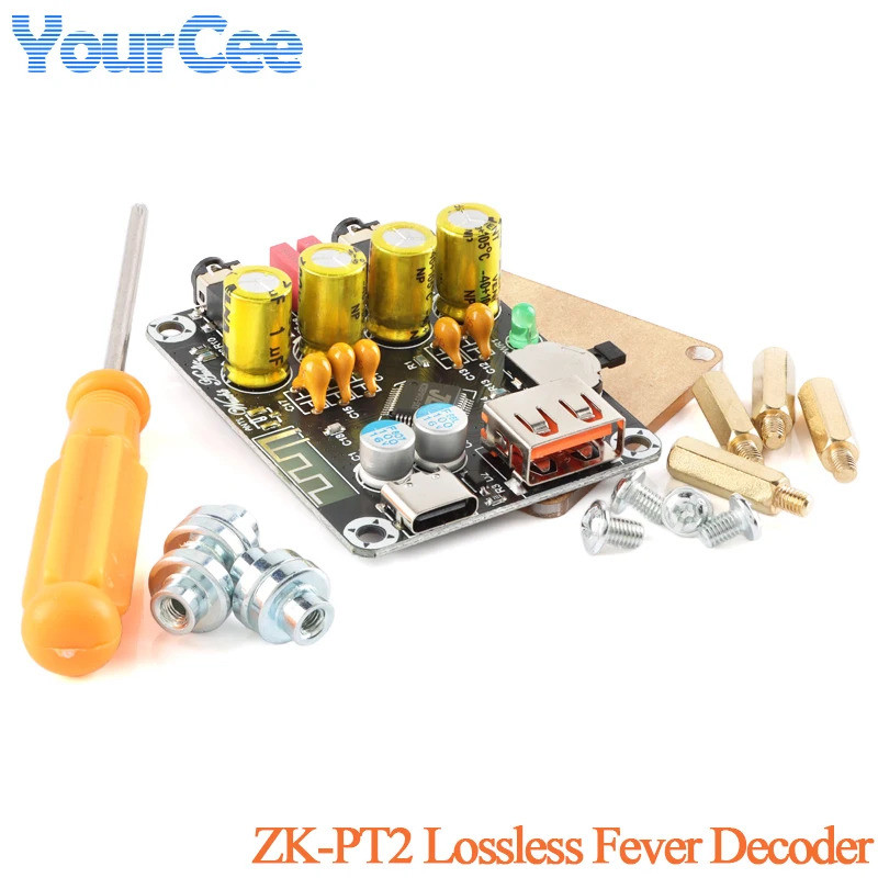 ZK-PT2 Lossless Fever ถอดรหัส HIFI 5.1 บลูทูธ U Disk AUX ถอดรหัสเครื่องรับสัญญาณเสียงเครื่องขยายเสีย