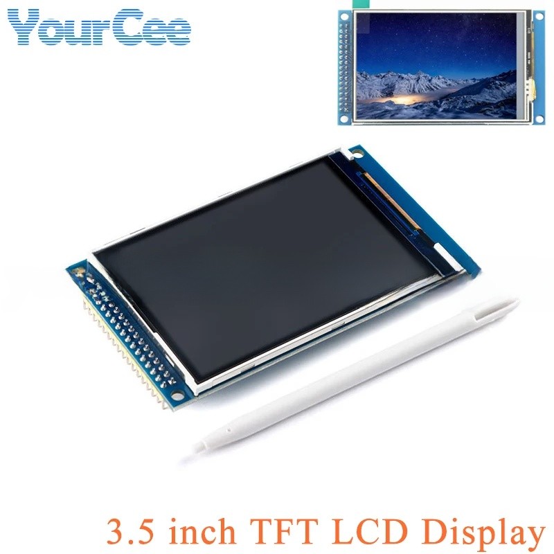 3.5 "โมดูลหน้าจอแสดงผล TFT LCD 3.5 นิ้ว 16Bit RGB ILI9486 ความละเอียด 480*320 480x320