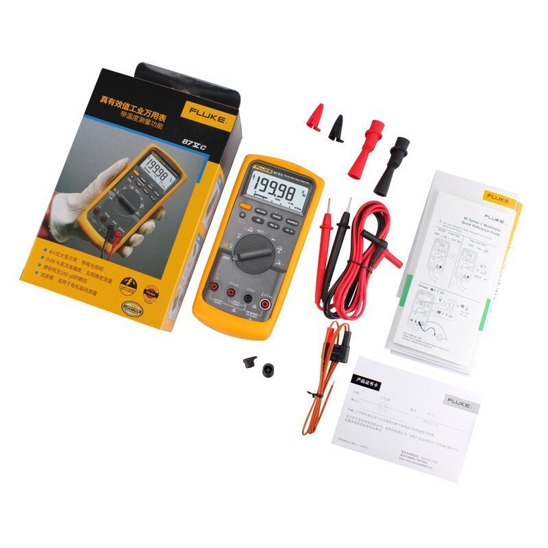 FLUKE FLUKE 87-V/CN มัลติมิเตอร์แบบดิจิตอล 87V-MAX/E2 KIT/IMSK 87-5/88-5