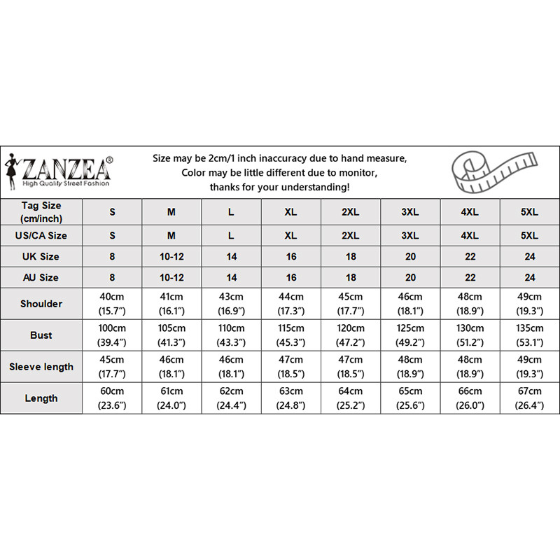 ZANZEA เสื้อเชิ้ตสีสันสดใสสไตล์เกาหลีสำหรับผู้หญิง — صورة 2