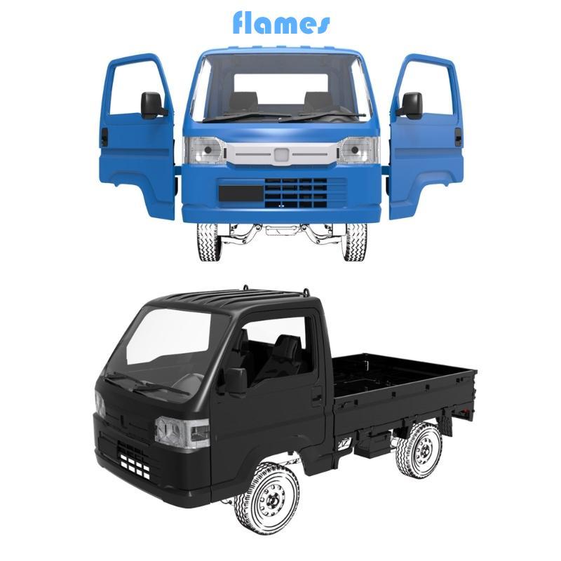 FL ของเล่นรถกระบะรถบรรทุกเชลล์เปลี่ยนตัวถังสําหรับ D12 WL01 LD1297