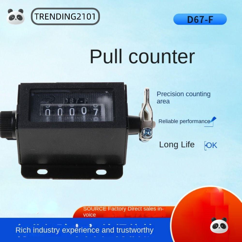 TRENDING Lap Counter โลหะดึงจังหวะ D67-F สําหรับการพิมพ์กดดึงเคาน์เตอร์
