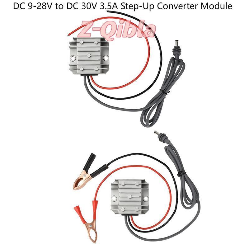 [Z-Qibla-t] DC 9-28V ถึง DC 30V 3.5A Step Up Power Cable Step-Up Converter โมดูล IP68 โมดูลกันน้ํายา
