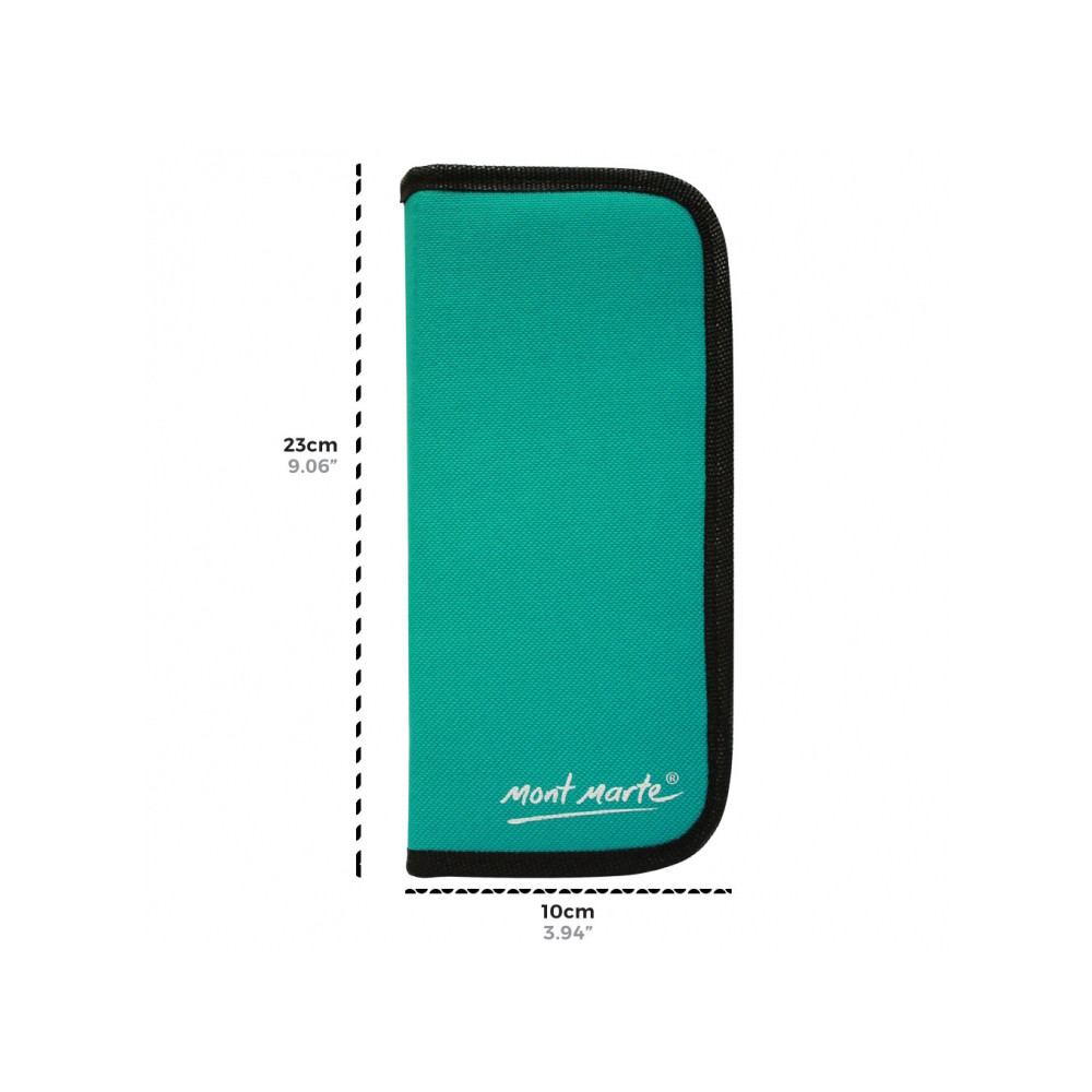 MONT MARTE ชุดกระเป๋าพู่กันสีน้ำ จำนวน 11 ชิ้น