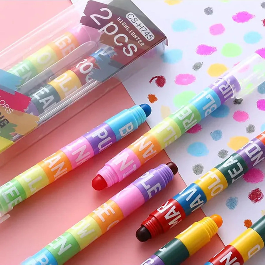 Splice Mini Bible Highlighters Vintage Candy สี Pastel Gel Highlighters เจล Highlighters แห้ง Highli