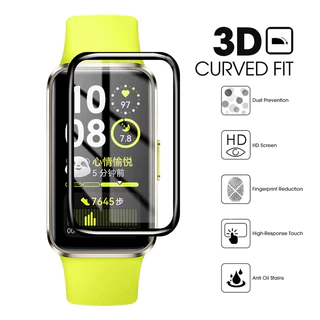 9D กระจกนิรภัย / ฟิล์มอ่อน for Huawei Band 11/11 Pro ฟิล์มป้องกันหน้าจอ for Smartwatch Huawei Band 10 9 8 7 NFC
